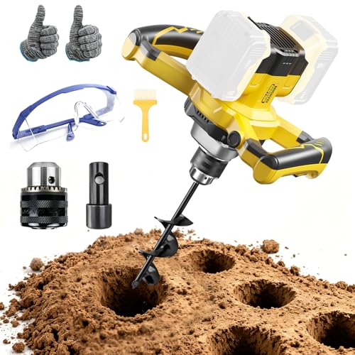 40V Cordless Auger Post Hole Digger for DeWalt 2x20V Max