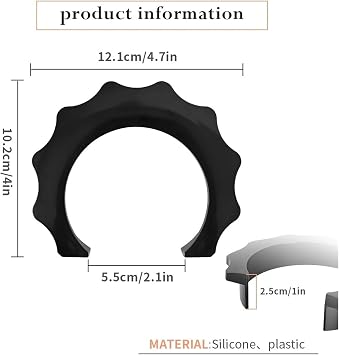 Coffee Machine Brewing Head Anti-Scalding Ring Anti Scalding Lid, Compatible for Lelit Marax,V3,Compatible for Bianca,E61 Brewing Head Heat Shield