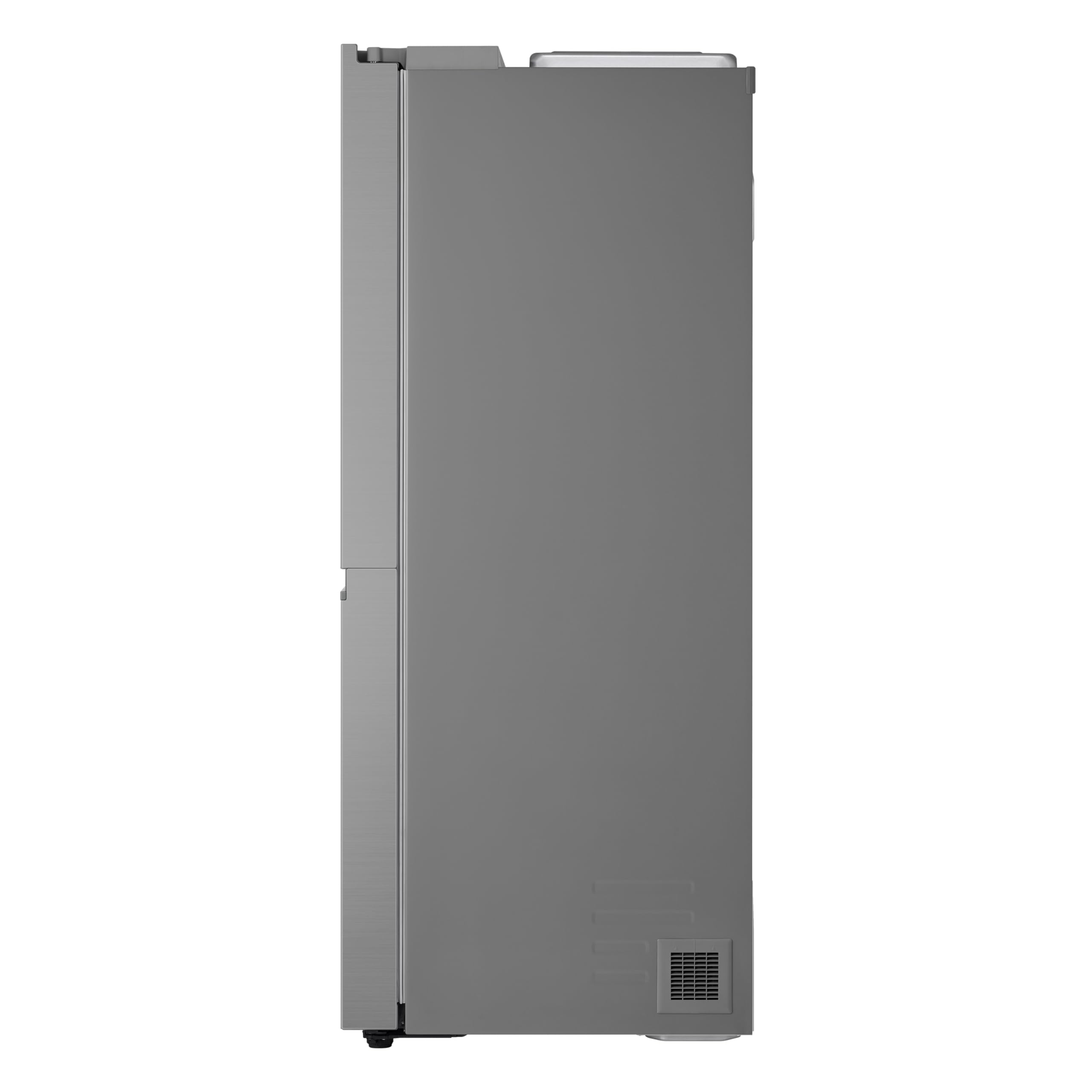 LG GSLE81PYBC Side-by-Side Kühlschrank mit Gefrierfach (628 L, Energieklasse C) mit Eis- und Wasserspender, Multi-Airflow, DoorCooling+, Silber