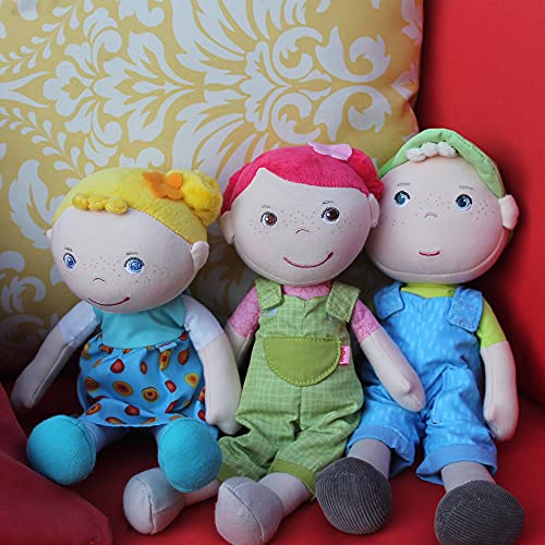 Image of HABA Snug Up Till - 10 inch Soft Doll, Machine Washable Baby Boy Doll, Perfect Snuggly Toddler Plush Figure for 18 Months and Up