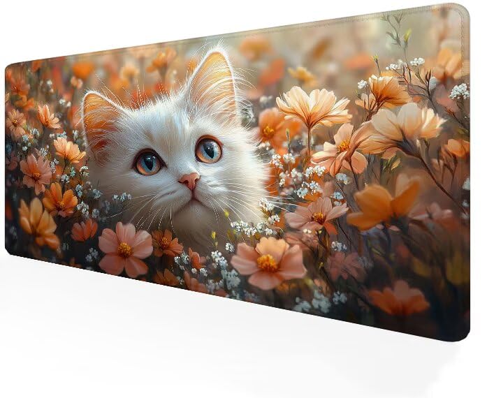 Tapis souris XXL imperméable lavable avec glisse de précision pour joueur