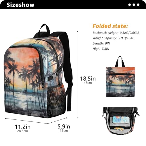 Mochila plegable de 22L para senderismo y camping miniatura 3