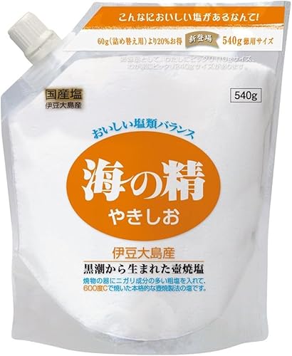 海の精 やきしお(スタンドパック)540g ×6セット