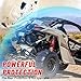 StarknightMT X3 Rear Windshield Back Window Windscreen Compatible with 2017-2025 Can Am Maverick X3& X3 Max (Except for XMR Models) Heavy Duty Clear