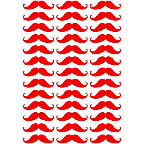VWAQ Vinilos Decorativos de Bigotes para Niños, Pack de 39