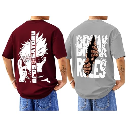 Image of AUSK Baggy Hip-Hop T-Shirt for Men - Graphic Printed T Shirts || Oversized Men Tshirt || T-Shirts