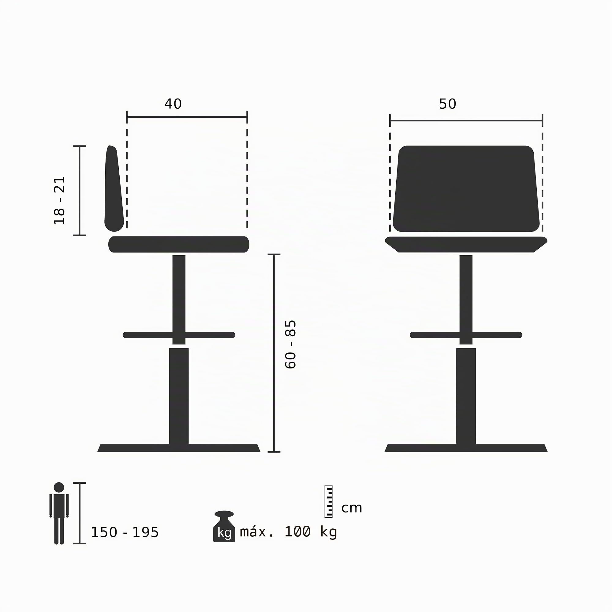 hjh OFFICE Silla de Trabajo Taburete de Trabajo Silla giratoria Work MF Tela Respaldo de Altura Regulable Negro