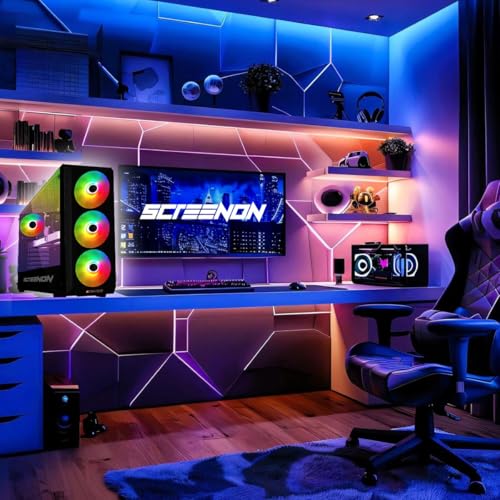 ScreenON - Ryzen 7 5700G - 500GB M.2 - RTX 3050 - GamePC.A40129 - WiFi - PC Desktop - Immagine 4