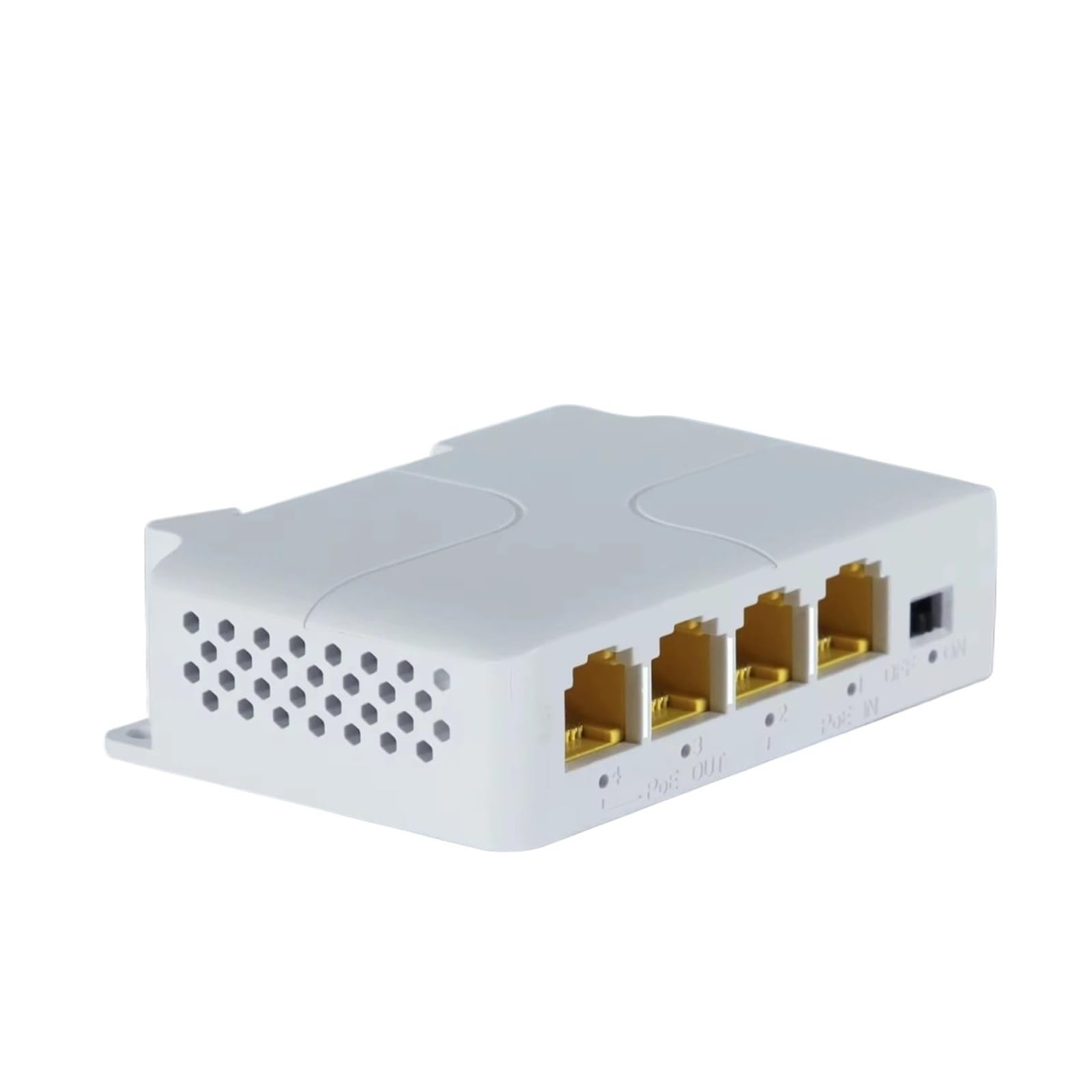 Extensor PoE Gigabit de 4 puertos para ampliar la señal de internet a 1000M 2