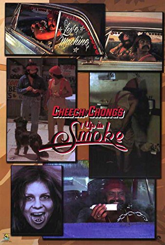-CHEECH & CHONG'S- Up in Smoke ポスター CHEECH & CHONG SIGNED 'UP IN SMOKE' MOVIE POSTER TOMMY MARIN