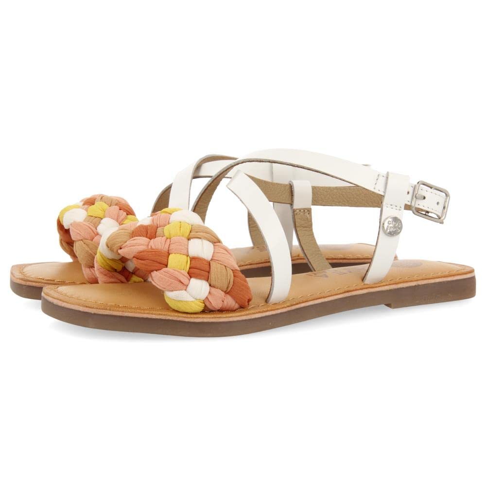 GIOSEPPO Girls Feniers Sandals, White, 13 UK Child