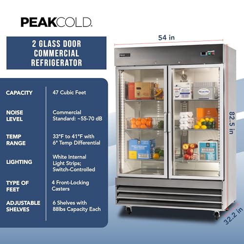 True commercial refrigerator reach-in