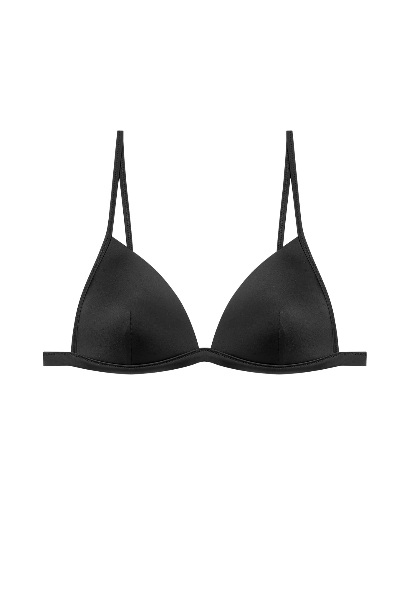 YAMAMAY - Bikini Parte Alta, Push-up Senza Ferretto, Donna, Essentials, Nero, monocromo