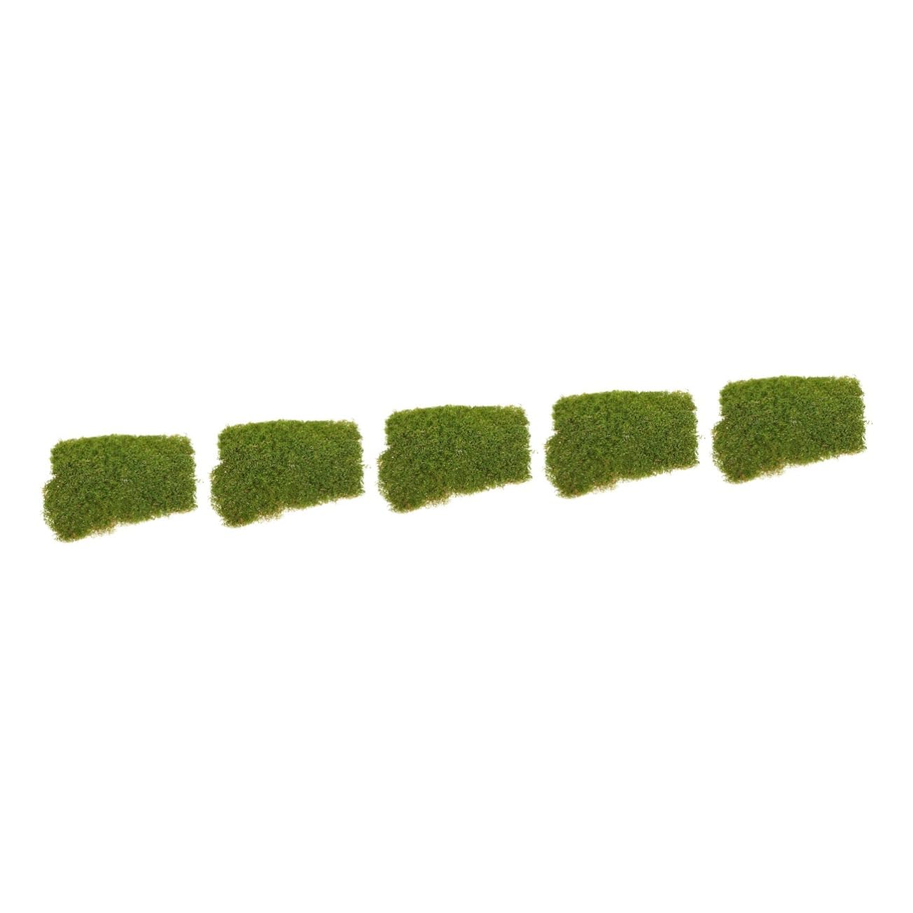 Tofficu 5piezas Decoración De Musgo Artificial para Paisajismo Adornos De Rocas y Paisajes para Jardines Acuarios y Manualidades