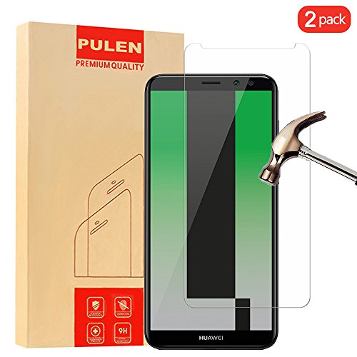 [2-Pack] Huawei Mate 10 Lite Screen Protector, PULEN [0.3mm, 2.5D] [Anti-Scratch] [Anti-Fingerprint] [Easy Installation] [Ultra Slim HD Clear] Tempered Glass Screen for Huawei Mate 10 Lite