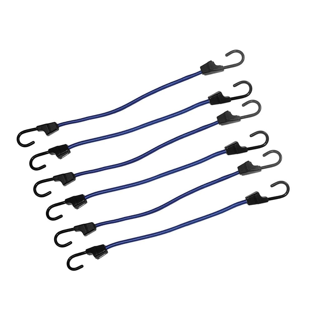 Silverline Multicolor Bungee Cords 6Pk 400Mm (140821)