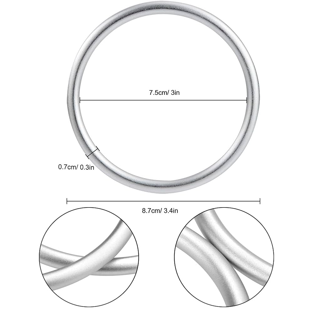 Anelli Porta Bebè In Alluminio - Set Da 4 Per Marsupi E Fasce - Regolabili E Sicuri Per Neonati - Ideali Per Genitori - Foto 5