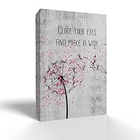 SIGNWIN Canvas Wall Art Dandelion Illustration Canvas Prints Home Artwork Decoration for Living Room,Bedroom - 12x18 inches