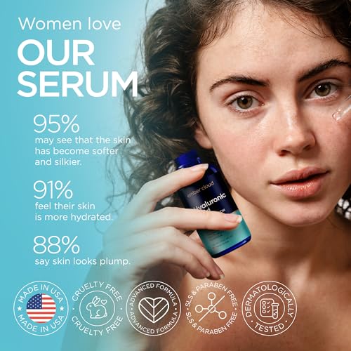 Image of Hyaluronic Acid Serum for Face, Neck & Lips Low Molecular 2 Oz