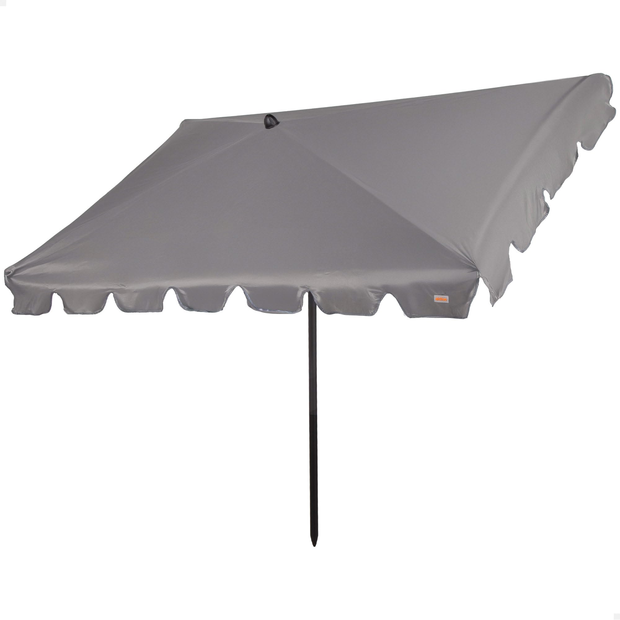 AKTIVE Rectangular Parasol with Sun Protection, 200 x 125 cm, Parasol for Balcony and Terrace, Tilt Pole, UV50 Protection (61154)