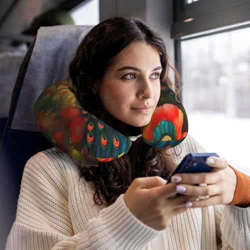 Almohada de espuma viscoelástica para viaje U-shaped miniatura 5