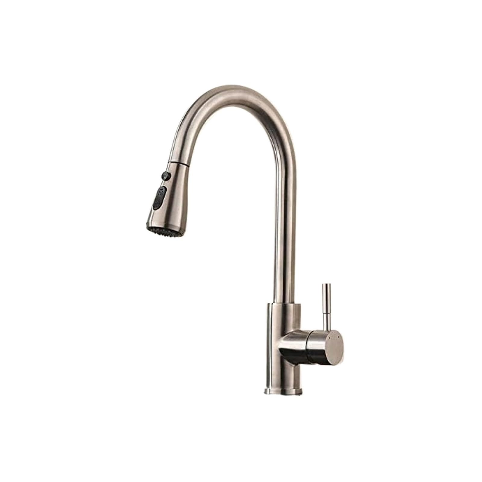 Eamrfvqt One Color 304 Stainless Steel Kitchen Faucet