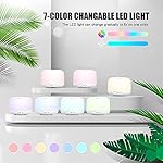 500ml Essential Oil Diffuser with Remote Control, BPA-Free Ultrasonic Humidifier with 7 Color Light,Auto Off Aromatherapy Diffuser - Image 2