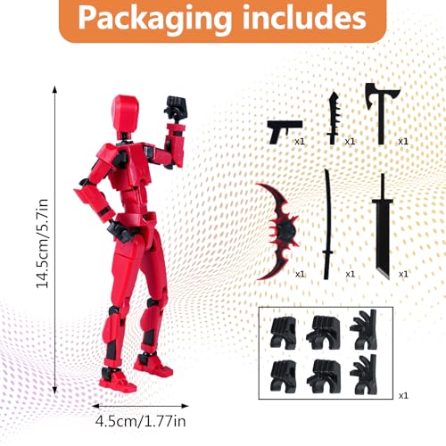 Action Figure Set, Model 13 Action Figure Multi-Jointed Movable,Gift Box Packaging, a Great for Loved Ones and Friends. - Image 6