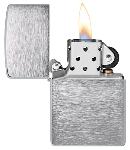 Encendedor Zippo Windproof Brushed Chrome miniatura 5