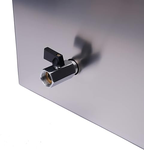 Miniatura 7 de Calentador eléctrico comercial de alimentos de 16.8 cuartos de galón, 600 W, mesa de vapor de 4 bandejas, encimera de buffet Bain Marie de acero