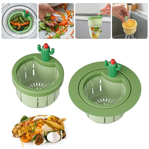 Colador para fregadero cactus verde multifuncional miniatura 2