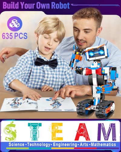 okk Robot Kit, STEM Toys for Kids 8-12, APP & Remote Control, DIY Engineering Educational Coding Robotics, Programmable Building Sets Gifts for Boys Girls - Image 3