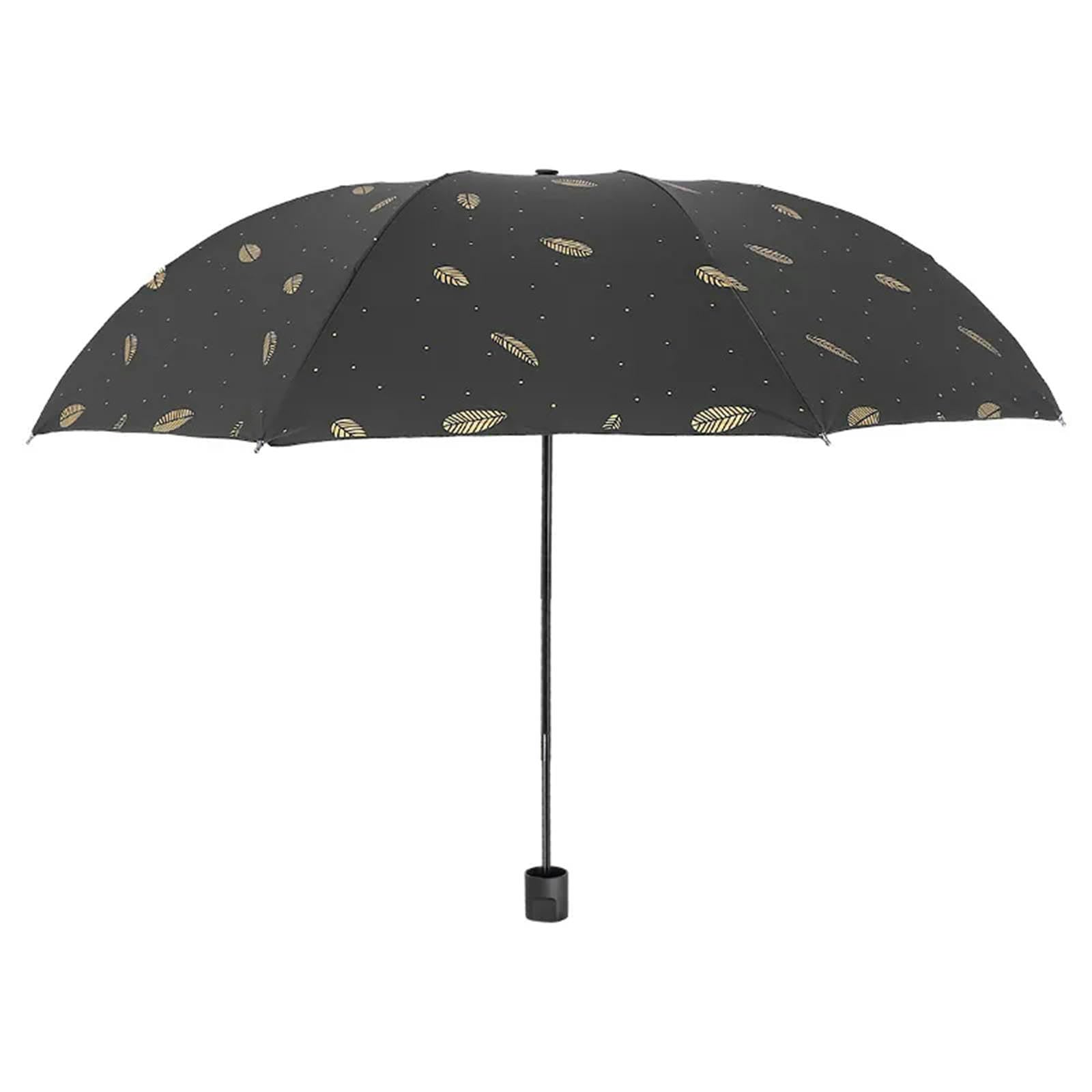 MdybF Parasol przeciwsłoneczny ochrona przed promieniowaniem UV parasol przeciwsłoneczny damski 8 żeber odporny na promieniowanie UV deszcz składany przenośny parasol