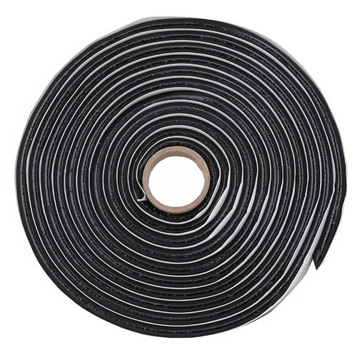 Cinta de Butilo Negro 3mm x 8 m Cordon deButilo Redondo de Butilo para Pegar y Sellar Luces Traseras de Automóviles Faros Ventanas Tapas de lcantarilla (3mm, 1pcs)