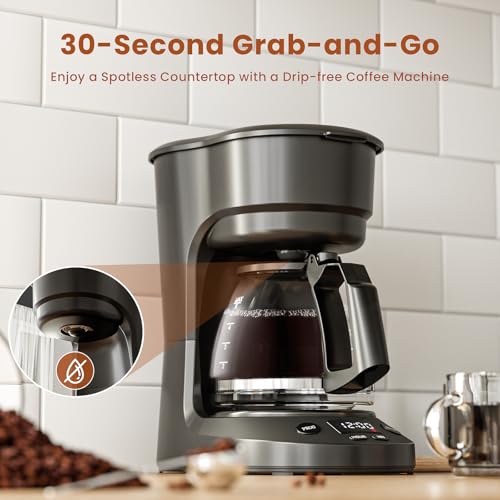 WAA 5 Cup Programmable Drip Coffee Maker