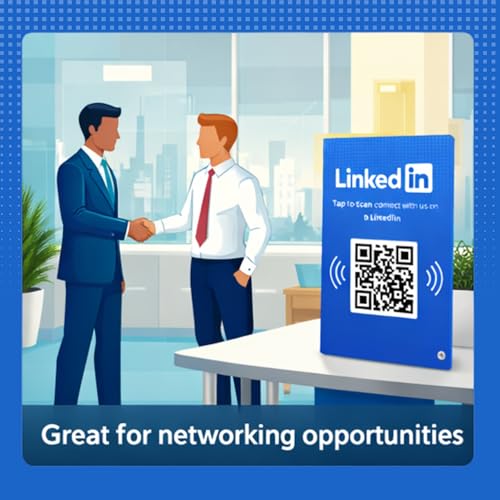 LinkedIn Standee, 4x6 Inch Acrylic Desk Display by tinydabba - 6