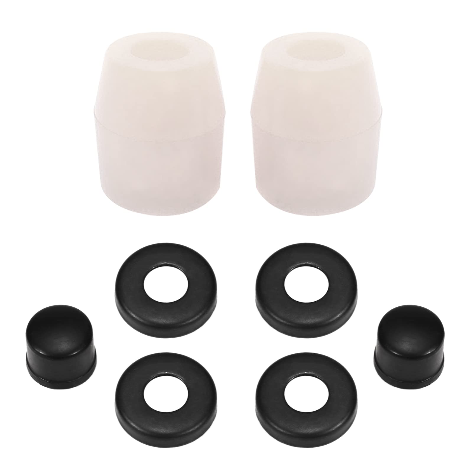 Dazory Skateboard Bushings Longboard Truck Rebuild Kit Bushings Washers Pivot Cups for 2 Trucks