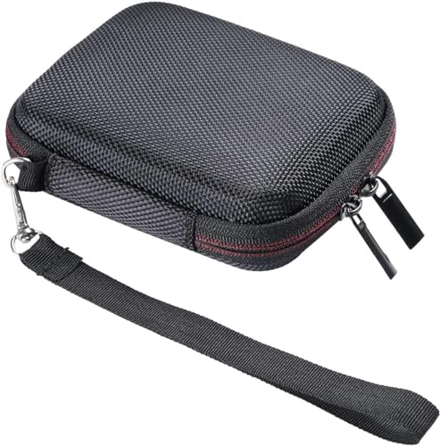 Image of VERTUS Storage Bag for Samsung T9 / T7 Shield Portable Ssd, Shockproof Travel Organizer Storage Case with Handstrap for Samsung T9 / T7 Shield Portable SSD, USB 3.2 Gen2 500GB 1TB 2TB 4TB (Black)