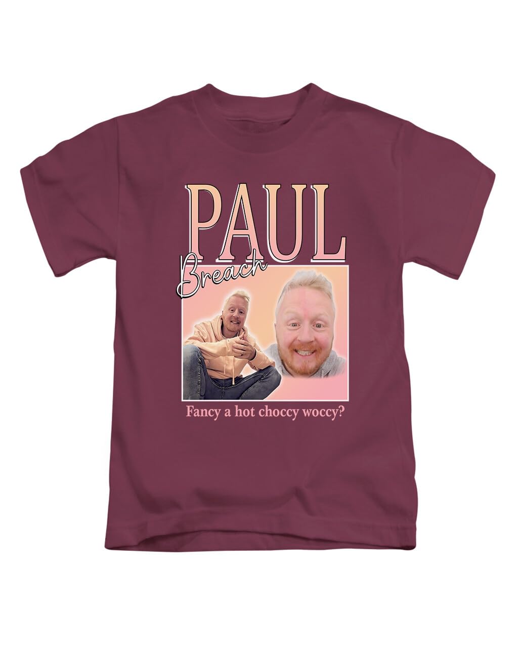 New Spirit Original Unisex Maroon Paul Breach Meme Trending Viral Joke Trend Tee T-Shirt Funny T Shirt Top