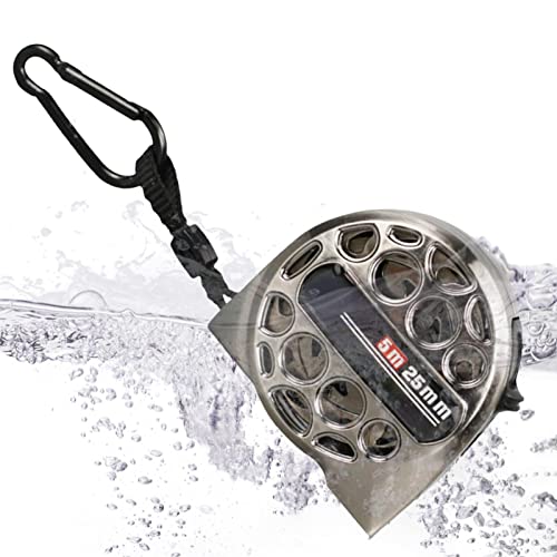 Cinta métrica de acero inoxidable retráctil 5m x 25mm miniatura 2