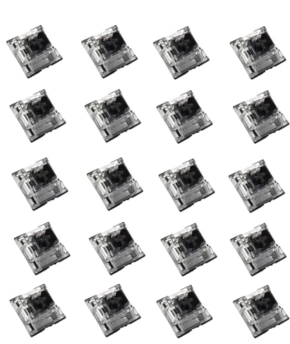 Image of 20 Pcs Mechanical Switches, Red Switches, Linear 45G Force, Dustproof Design, Hot-Swappable, Compatible with Standard Mechanical Keyboards