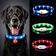 Leuchthalsband für Hunde Oladwolf – Aufladbares LED-Hundehalsband