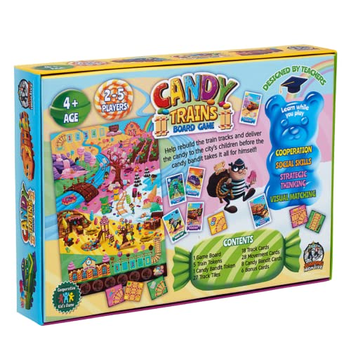 Candy Trains Juego de Mesa Cooperativo para Niños miniatura 6