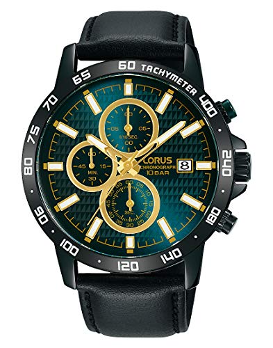 Lorus RM349GX9 - Orologio Uomo Cronografo Al Quarzo, Cassa In Acciaio, Cinturino In Silicone, Impermeabile 100m - 5