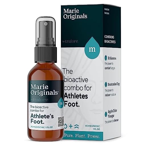 Athletes Foot Spray - Antifungal Foot Fungus Treatment Extra Strength - Natural Ingredients Itchy Skin Relief, Ringworm, Jock Itch, Odor | Apple Cider Vinegar Remedy for Men, Women | Marie Originals