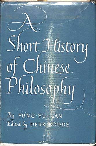 Short History Of Chinese Philosophy B0000CK5Z4 Book Cover