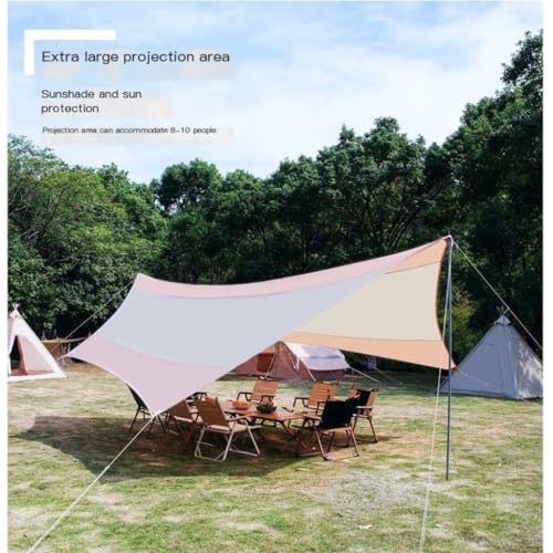 Toldo para camping resistente al agua y UV 550x560cm miniatura 7