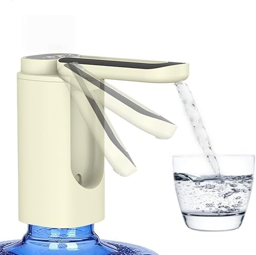 Dispensador de agua para botellas de 5 galones, bomba de agua potable de 5 galones, carga USB, dispensador de agua eléctrico de 5 galones, fácil de