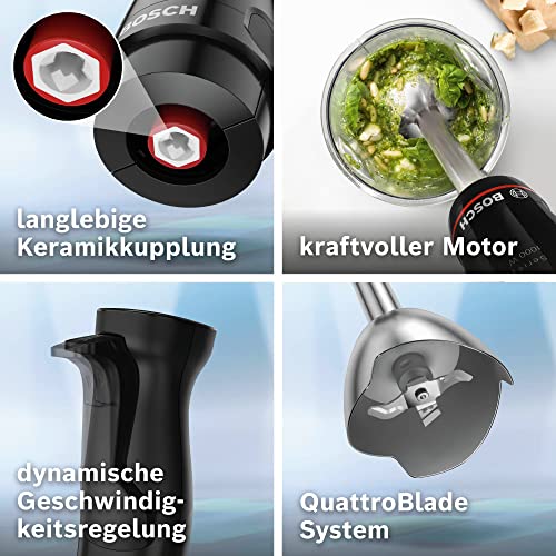Bosch Serie 4 MSM4B610 frullatore 0,6 L Frullatore ad immersione 1000 W Antracite, Nero 3 Bosch Serie 4 MSM4B610 frullatore 0,6 L Frullatore ad immersione 1000 W Antracite, Nero
