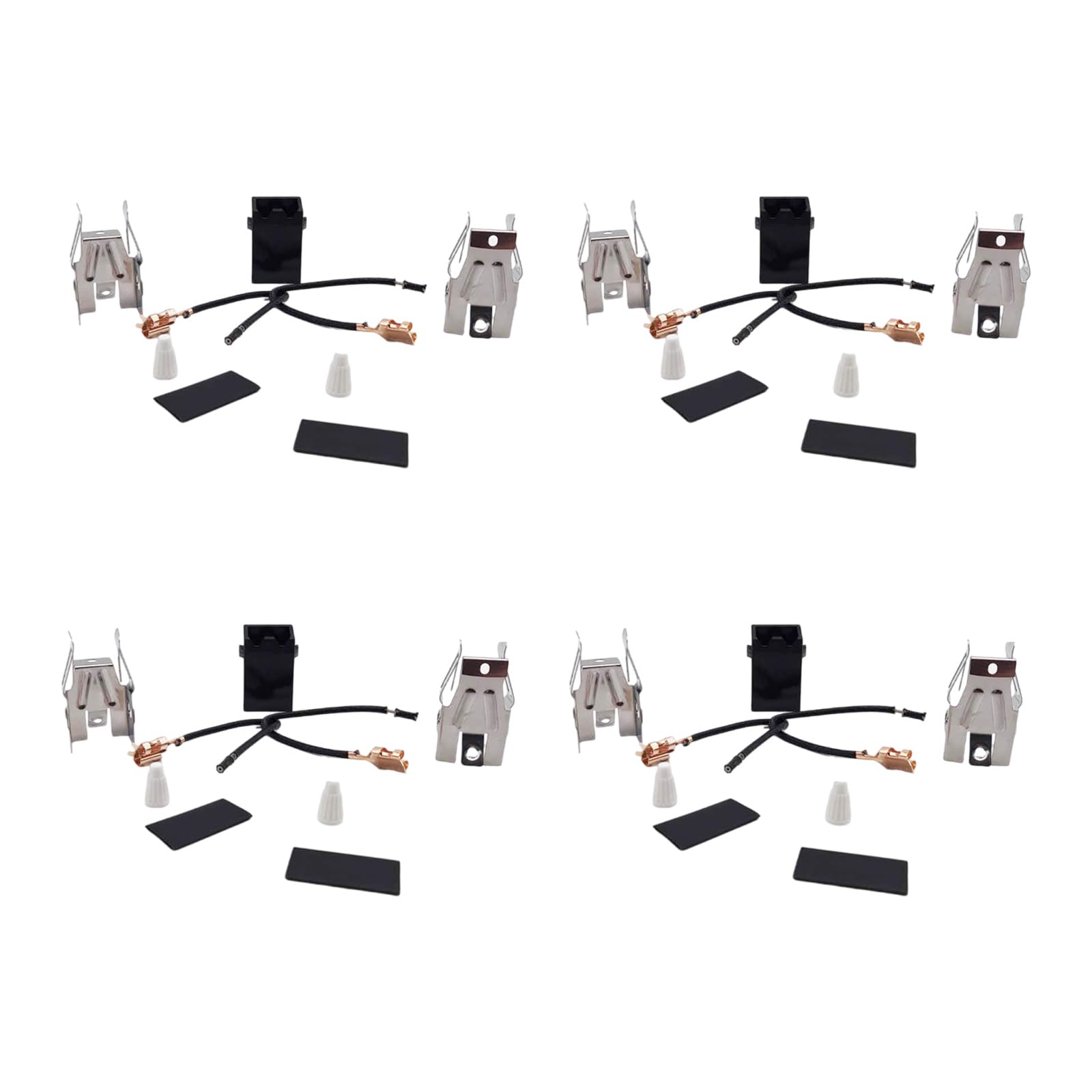 Fentency 4 Set Ranges Burners Receptacle Appliance Part Stove Connector for Enhancing Durability and in Kitchen Appliances Oven Replacement Part